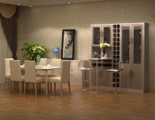 New Design Dining Room Furniture Table and Wine Rack with E0 Board (H-176)