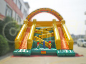New Design Inflatable Yellow Two Slide Chsl108