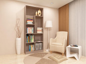 New Design MDF Book Cabinet by E0 Board (B-114)