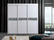 New Design MDF Wood Wardrobe Wth Sliding Doors (W-0120)