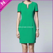 New Fashion Lace Neck Band Slim Dress