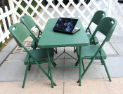 New Green Banquet Table with Chairs (SY-122Z)
