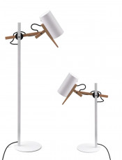 New Style Oak and Metal Floor Lamp (ML80120-1L)