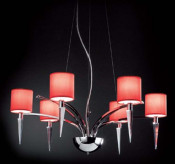 New Style Pendant Lighting with Fabric Shade (MD2241-6R)