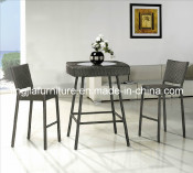 Outdoor Aluminium/Aluminum Wicker Rattan Bar Table (JJ-S679)