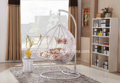 Outdoor PE Rattan Furniture Swing Nest Chair for Garden