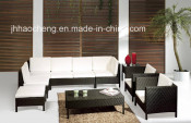 Outdoor PE Rattan Garden Furniture, Outdoor Sofa and Garden Chair Rattan Sofa Set