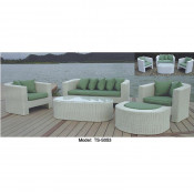 PE Outdoor Rattan Patio Leisure Garden Dining Modern Sofa