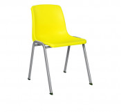 PP Plastic Stacking Chair for Students, Colorful