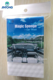 Patented High density foam private label car cleaning compressed sponge