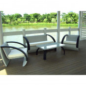 Patio Leisure Outdoor Dining Garden Rattan Modern Furniture