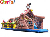 Pirate Inflatable Obstacle Course/Kids Inflatable Obstacle B008