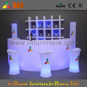Plastic Bar Counter / LED Light Counter / LED Counter Furniture