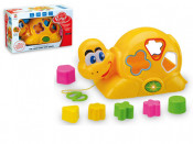Plastic Toys , Baby DIY Toys ,Kid Play Toys - Pull Line Snail with Blocks (H6320030)