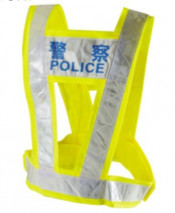 Polyester Safety Waistcoat with High Reflective Strip for Roadway