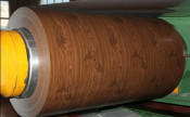 Popular Exporting Good Quality PPGI Coil -Wood-007 for Country House Roofing/Wall