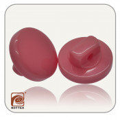 Popular Pink Resin Polyester Buttons for Young Girl's Hair Accessories