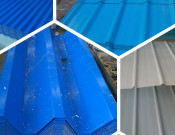 Ral 5014 Ral5012 Ral9002 Ral9003 Ribbed Type or Plain Roof Sheet