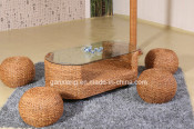Rattan Furniture Living Room Coffee Table Sets