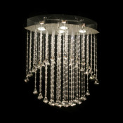 Rectangle Crystal Ceiling Lamp Fixture for Lustre Dining Room