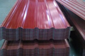 Red Brown Galvanized Corrugated Roofing Sheet for House