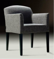 Restaurant Coffee Shop Furniture Fabric Wood Dining Chair (C09)