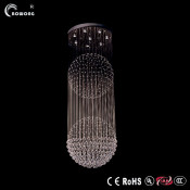 Round Crystal Ceiling Light Fixture, Luster with Stock C (BH-ML072)