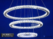 Round LED Crystal Light for Ceiling Decoration