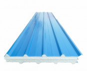 Sea Blue Corrugated EPS Sandwich Panel for Labor House