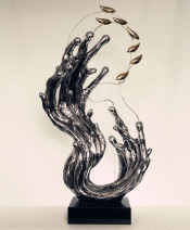 Sea Wave Sculpture, Polyresin Sculpture, Abstract Sculpture