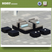 Setctional Sofa Furniture Aluminum Rattan Sofa Furniture Set