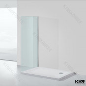 Simple Design Hotel Shower Tray Made by Resin Stone