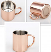 Simple Design Style Copper Mug with Logo Printing
