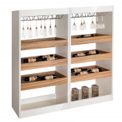 Simple Lacquer 4 Layers Wine Shelf (JG21104A80)