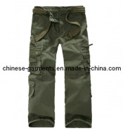 Single Color Long Wash Pants for Men