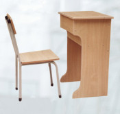 Single School Desk and Chair (MXZY-028)