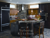 Solid Wood Kitchen Cabinet #180