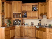 Solid Wood Kitchen Cabinet #215
