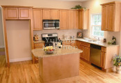 Solid Wood Kitchen Cabinet #217