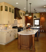 Solid Wood Kitchen Cabinet #248