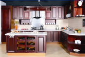 Solid Wood Kitchen Cabinet #249