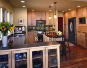 Solid Wood Kitchen Cabinet #252