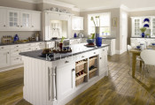 Solid Wood Kitchen Cabinet (free kitchen design) #Yb-4