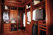 Solid Wood Wardrobe with No Door (W-171)