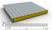 Sound-Absorbing, Waterproof Function and Rectangle Ceiling Tile Shape Sandwich Panel
