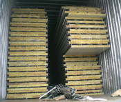 Sructural Rock Wool Sandwich Panel for Wall and House Rebuilding