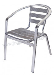 Stackable Aluminium Dining Patio Outdoor Garden Furniture (JJ-A03)