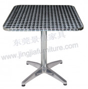 Stainless Metal Patio Outdoor Dining Garden Furniture (JJ-TS03)