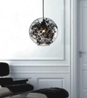 Stainless Steel Pendant Lamp with Glass Shade (MD8031-1)