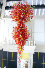 Superior Quality Hand Blown Glass Chandelier for Hotel Decoration